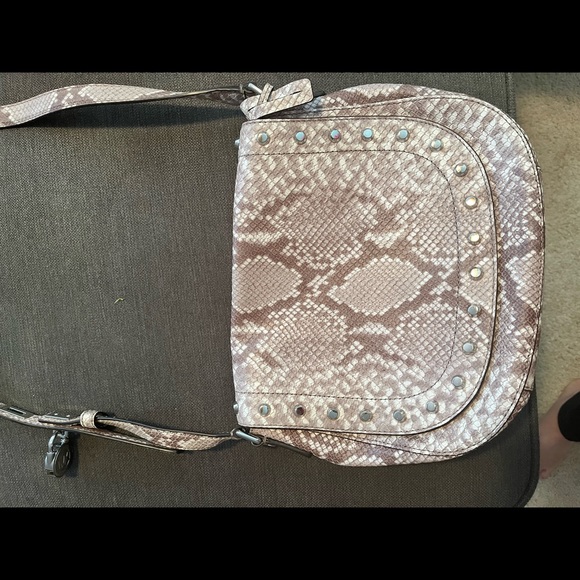 Michael Kors Embossed Python Crossbody - Picture 4 of 5